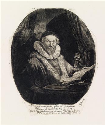 REMBRANDT VAN RIJN Les Cuivres de Rembrandt, Réimpression des Planches Originales.